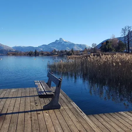 Am Ring - Ruhiges Im Gruenen, Fruehstueck Auf Eigener Terrasse Mit Morgensonne Und Fusslaeufig Zum Badeplatz Schwarzindien Am Mondsee 民宿 Sankt Lorenz (Vocklabruck)