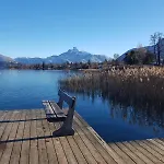 Am Ring - Ruhiges Im Gruenen, Fruehstueck Auf Eigener Terrasse Mit Morgensonne Und Fusslaeufig Zum Badeplatz Schwarzindien Am Mondsee בית אירוח Sankt Lorenz (Vocklabruck)